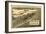 Ocean City, New Jersey - Panoramic Map-Lantern Press-Framed Art Print