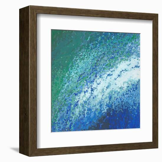 Ocean City Surf-Margaret Juul-Framed Art Print