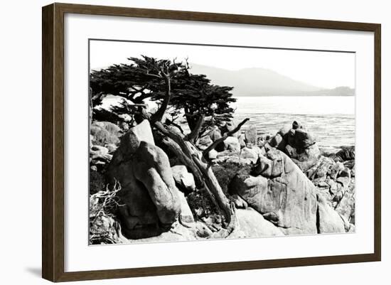 Ocean Cliff II-Alan Hausenflock-Framed Photographic Print