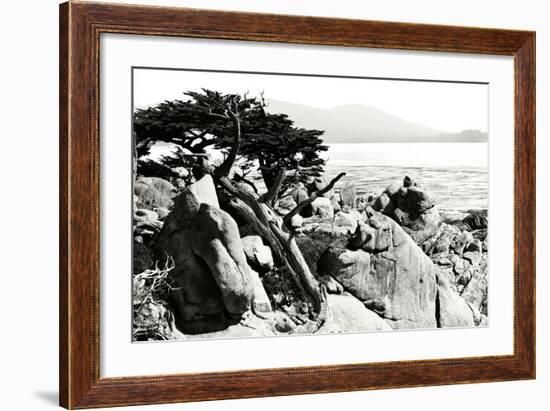 Ocean Cliff II-Alan Hausenflock-Framed Photographic Print