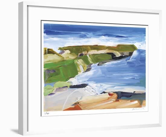 Ocean Cliffs-Barbara Rainforth-Framed Giclee Print