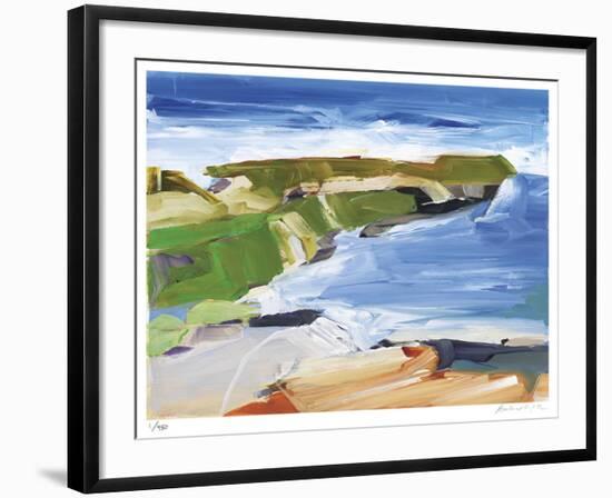 Ocean Cliffs-Barbara Rainforth-Framed Giclee Print