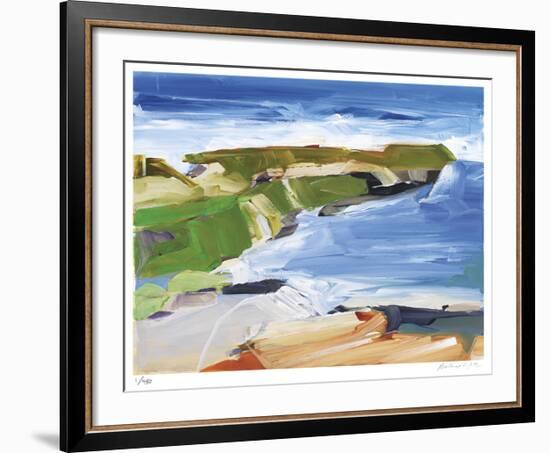 Ocean Cliffs-Barbara Rainforth-Framed Giclee Print