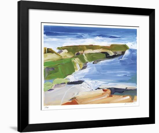 Ocean Cliffs-Barbara Rainforth-Framed Giclee Print