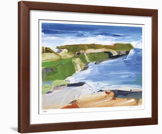 Ocean Cliffs-Barbara Rainforth-Framed Giclee Print
