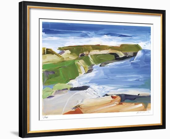 Ocean Cliffs-Barbara Rainforth-Framed Giclee Print