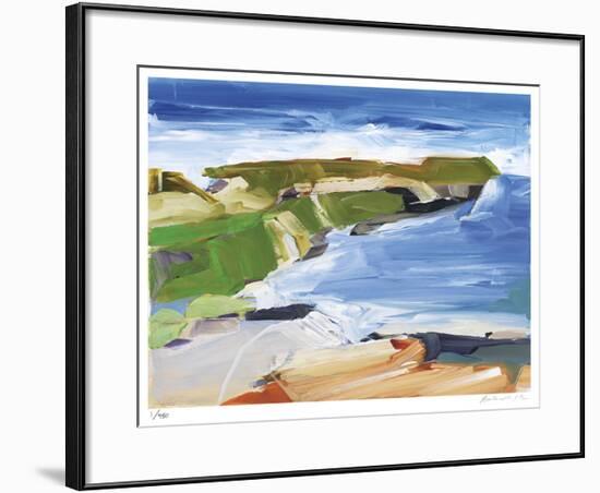 Ocean Cliffs-Barbara Rainforth-Framed Giclee Print