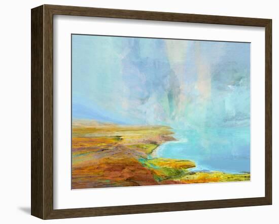 Ocean Cliffs-Michael Tienhaara-Framed Art Print