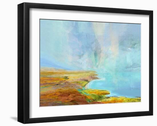 Ocean Cliffs-Michael Tienhaara-Framed Art Print