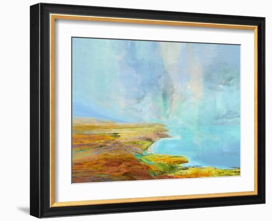 Ocean Cliffs-Michael Tienhaara-Framed Art Print
