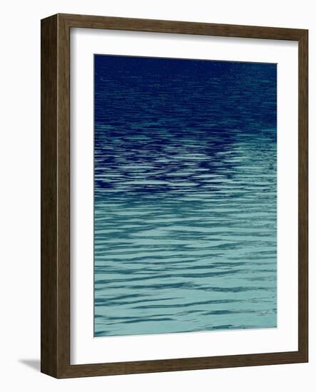 Ocean Current Blue I-Maggie Olsen-Framed Art Print