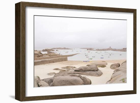 Ocean Dock-Carina Okula-Framed Giclee Print