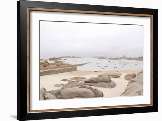 Ocean Dock-Carina Okula-Framed Giclee Print