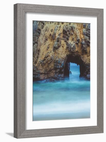 Ocean Door at Pfieffer Beach, Big Sur California Coast-Vincent James-Framed Photographic Print