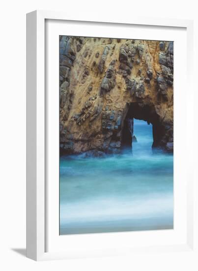 Ocean Door at Pfieffer Beach, Big Sur California Coast-Vincent James-Framed Photographic Print