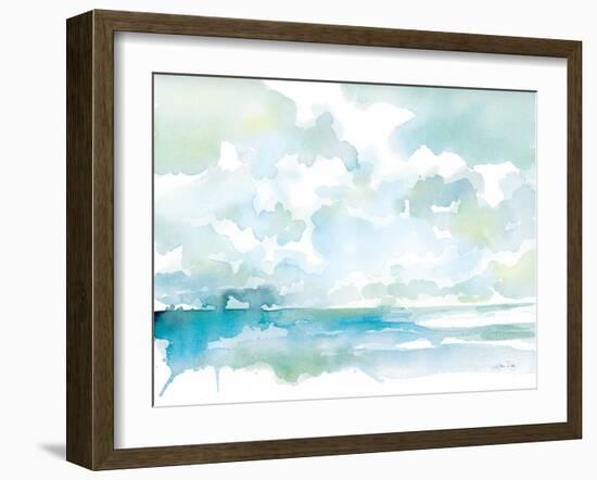 Ocean Dreaming Pale Blue-Katrina Pete-Framed Art Print