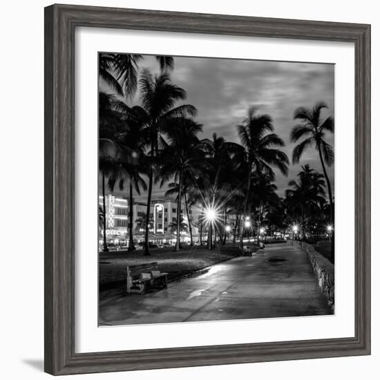 Ocean Drive by Night - Miami-Philippe Hugonnard-Framed Photographic Print