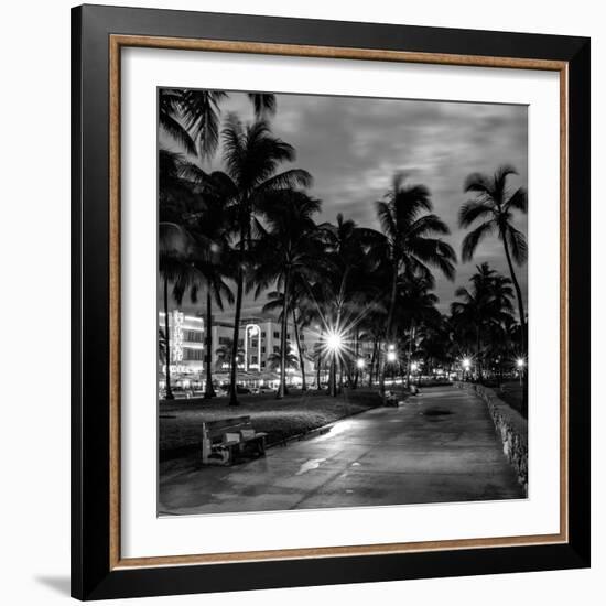 Ocean Drive by Night - Miami-Philippe Hugonnard-Framed Photographic Print