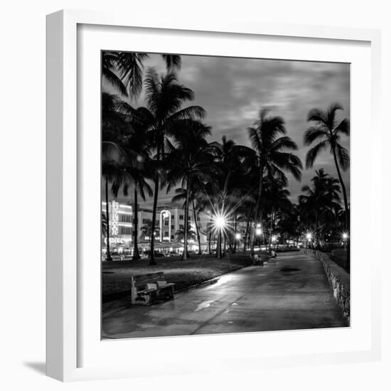 Ocean Drive by Night - Miami-Philippe Hugonnard-Framed Photographic Print