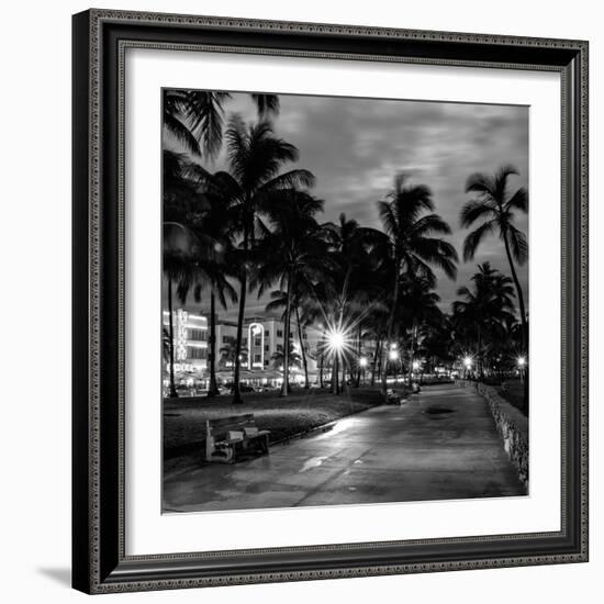 Ocean Drive by Night - Miami-Philippe Hugonnard-Framed Photographic Print