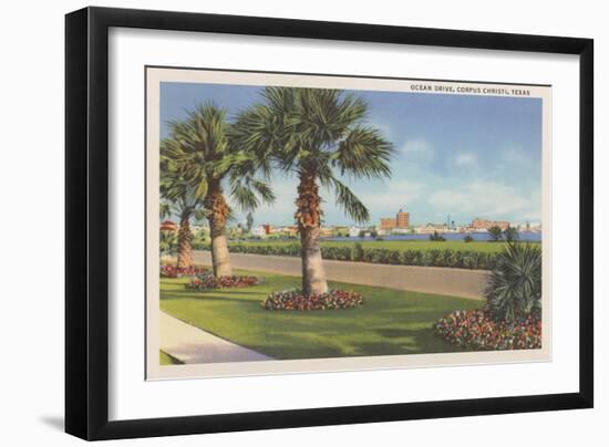 Ocean Drive, Corpus Christi-null-Framed Art Print