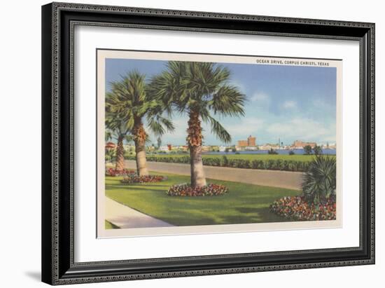 Ocean Drive, Corpus Christi-null-Framed Art Print