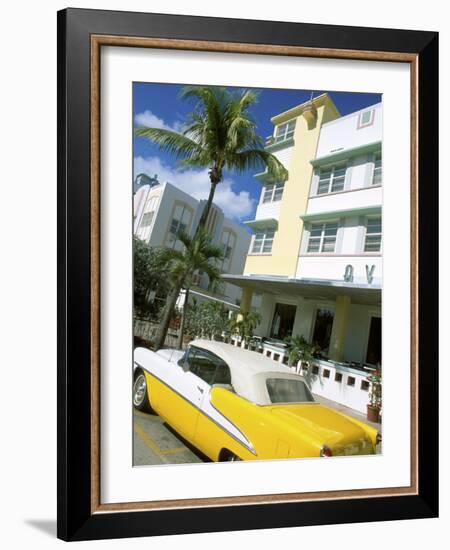 Ocean Drive, Miami Beach, Florida, USA-Bill Bachmann-Framed Photographic Print