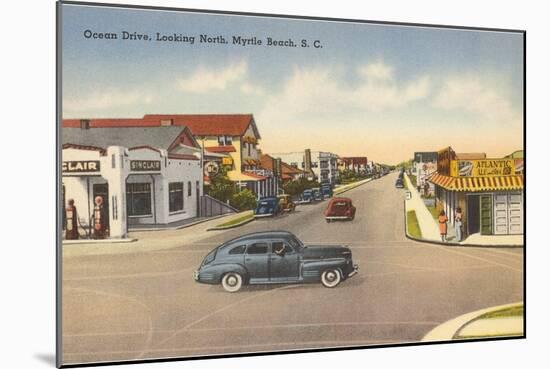 Ocean Drive, Myrtle Beach, South Carolina-null-Mounted Art Print