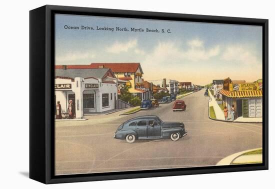 Ocean Drive, Myrtle Beach, South Carolina-null-Framed Stretched Canvas