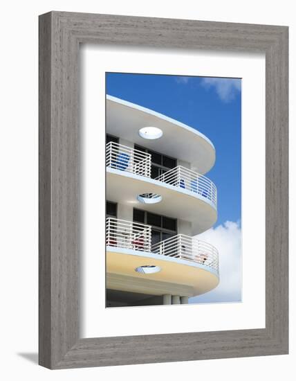 Ocean Drive, South Beach, Miami Beach, Florida, United States of America, North America-Sergio Pitamitz-Framed Photographic Print