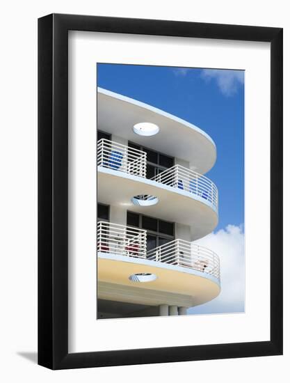 Ocean Drive, South Beach, Miami Beach, Florida, United States of America, North America-Sergio Pitamitz-Framed Photographic Print