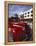 Ocean Drive with Classic Hot Rod, South Beach, Miami, Florida, USA-Robin Hill-Framed Premier Image Canvas