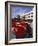 Ocean Drive with Classic Hot Rod, South Beach, Miami, Florida, USA-Robin Hill-Framed Photographic Print