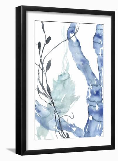 Ocean Etude Triptych II-Jennifer Goldberger-Framed Art Print