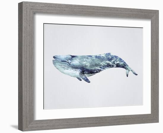 Ocean Explorer - Blue-Tania Bello-Framed Giclee Print