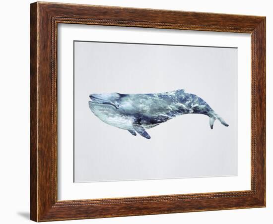 Ocean Explorer - Blue-Tania Bello-Framed Giclee Print