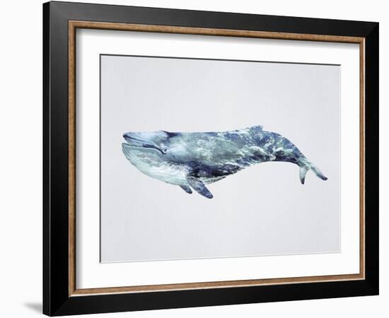 Ocean Explorer - Blue-Tania Bello-Framed Giclee Print