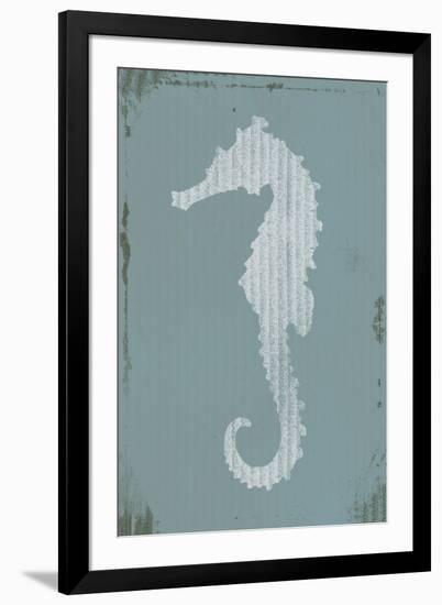 Ocean Fade - Seahorse-Ken Hurd-Framed Giclee Print