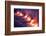 Ocean Fire Lava Shore Hawaii Big Island Volcano National Park-Vincent James-Framed Photographic Print