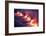 Ocean Fire Lava Shore Hawaii Big Island Volcano National Park-Vincent James-Framed Photographic Print