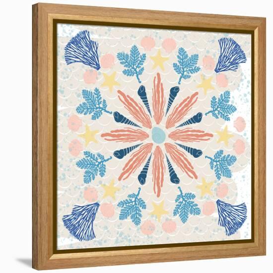 Ocean Flower-Melody Hogan-Framed Stretched Canvas