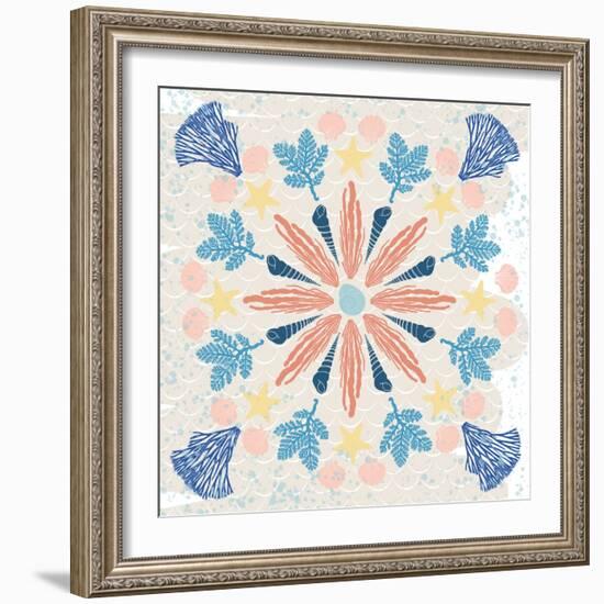 Ocean Flower-Melody Hogan-Framed Art Print