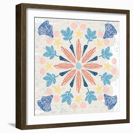 Ocean Flower-Melody Hogan-Framed Art Print