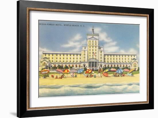 Ocean Forest Hotel, Myrtle Beach, South Carolina-null-Framed Art Print