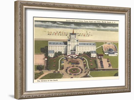 Ocean Forest Hotel, Myrtle Beach, South Carolina-null-Framed Art Print