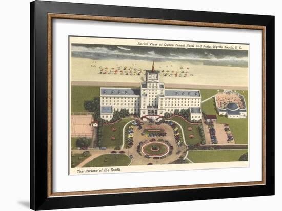 Ocean Forest Hotel, Myrtle Beach, South Carolina-null-Framed Art Print