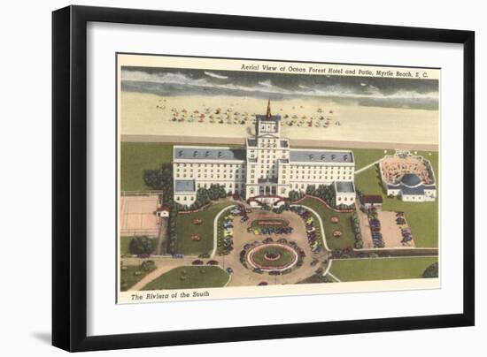 Ocean Forest Hotel, Myrtle Beach, South Carolina-null-Framed Art Print