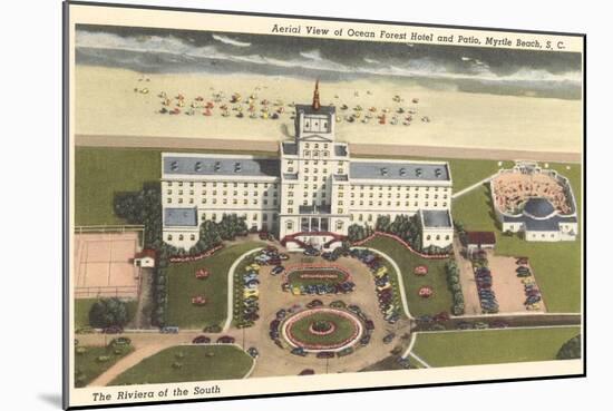 Ocean Forest Hotel, Myrtle Beach, South Carolina-null-Mounted Art Print