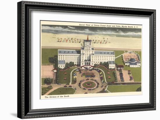 Ocean Forest Hotel, Myrtle Beach, South Carolina-null-Framed Art Print