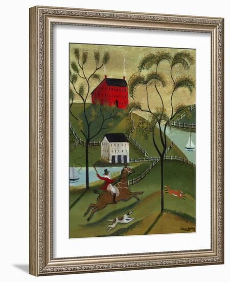 Ocean Fox Hunt Cheryl Bartley-Cheryl Bartley-Framed Giclee Print